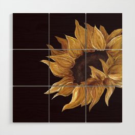 The Sunflower Wood Wall Art
