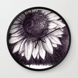 Sunflower. Wall Clock
