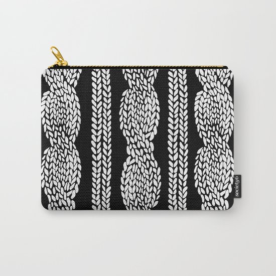 Cable Row Black Carry-All Pouch