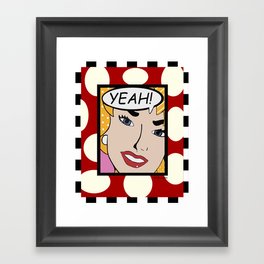 TRUE ROMANCE   Yeah! Framed Art Print