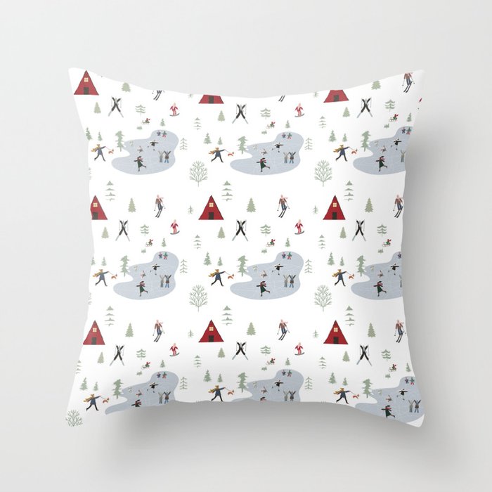 Christmas Pattern Throw Pillow