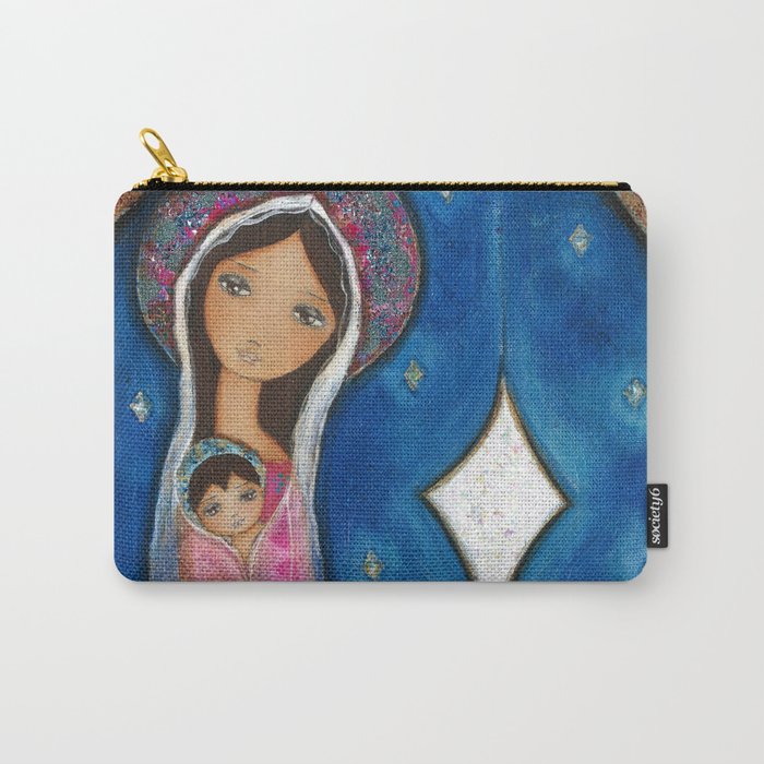 Nativity Star III by Flor Larios Carry-All Pouch