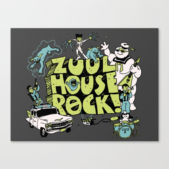 Zuul House Rock! Canvas Print