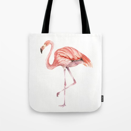 Pink Flamingo Tote Bag