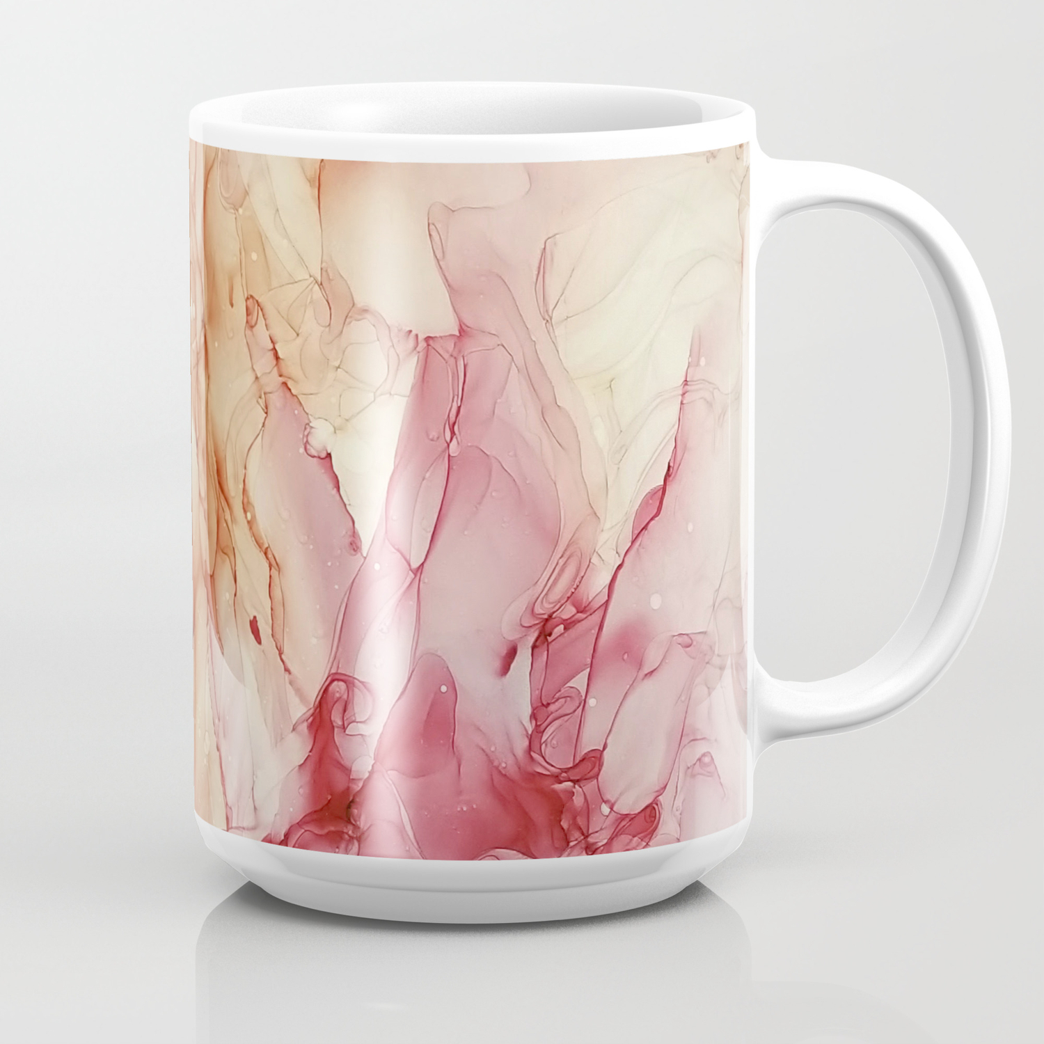 Alcohol Ink Painting Abstract Painting Coffee Mug By Ohyuj Studio
