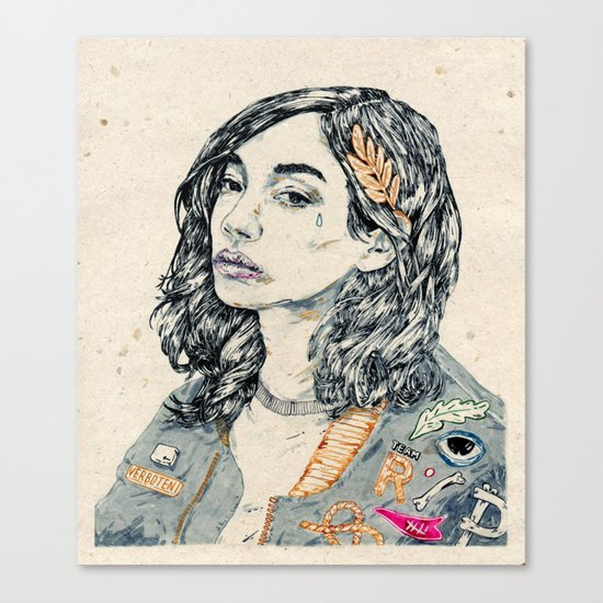 Team R.I.P Canvas Print