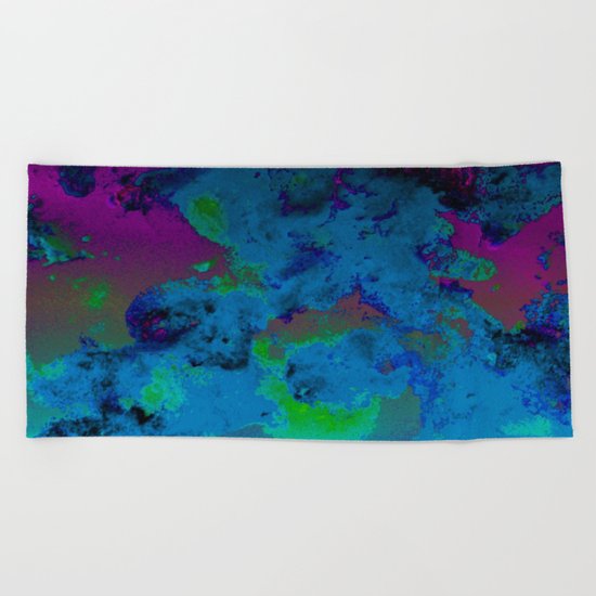 After the Purple Rain, Purple Sunset, RIP Beach Towel
