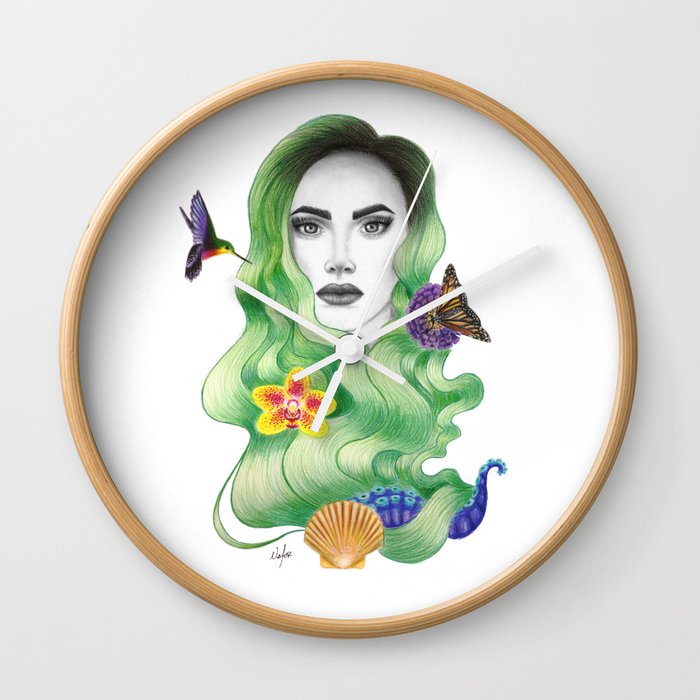 Mother Nature Wall Clock