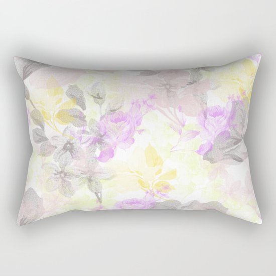 Vintage flora 01 Rectangular Pillow