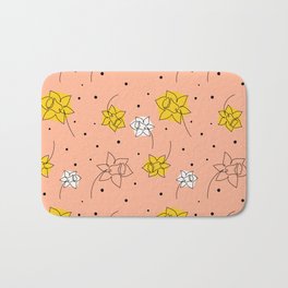 Narcissi in the Spring (Pink) Bath Mat