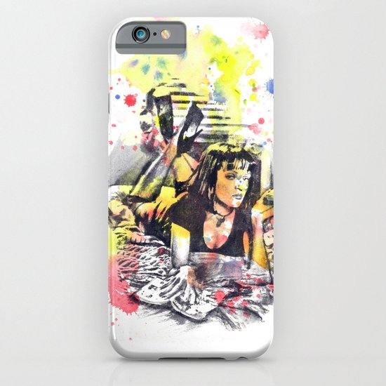 Uma Thurman From Pulp Fiction iPhone & iPod Case