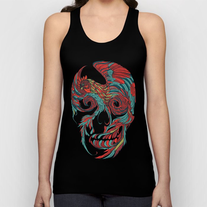 Rooster Skull Tank Top