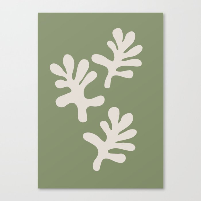 Ferns on Moss Canvas Print