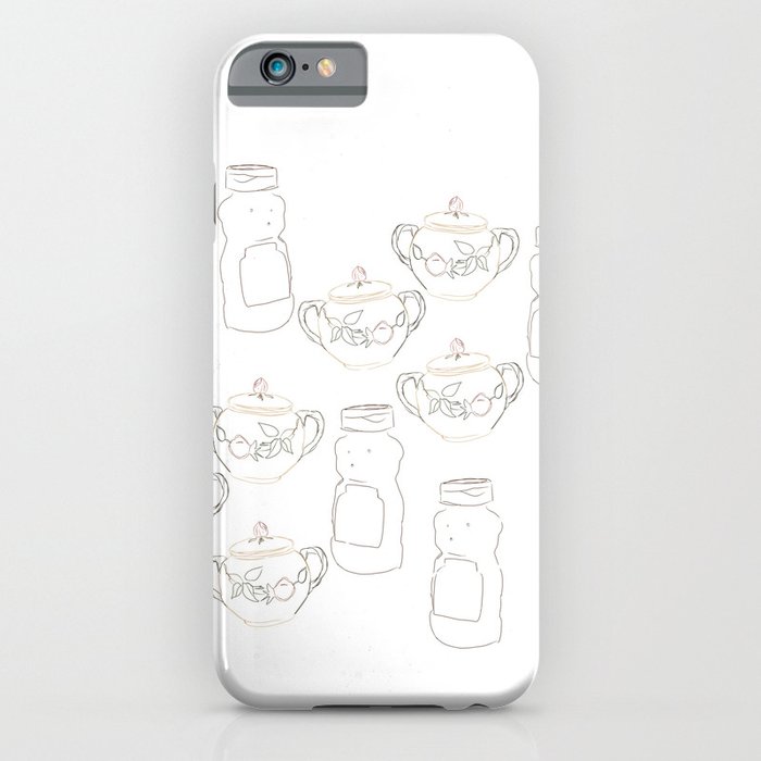 Honey bear and sugar bowl iPhone Case