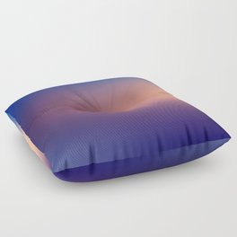 9  Blue Gradient Background 220715 Minimalist Art Valourine Digital Design Floor Pillow