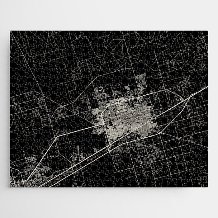 Midland, USA - City Map  Jigsaw Puzzle