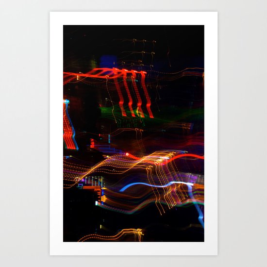 Macau lights Art Print