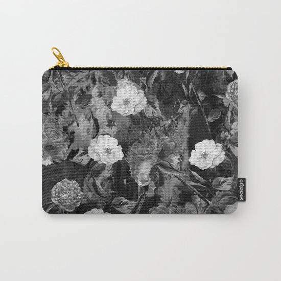 Watercolors Floral Pattern Carry-All Pouch