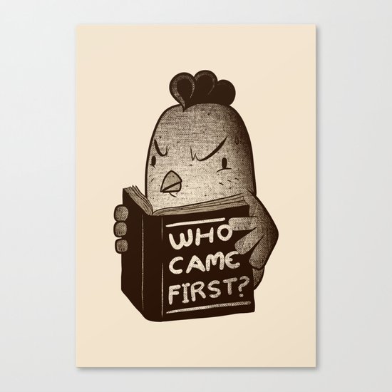 Chicken Who Came First Canvas Print