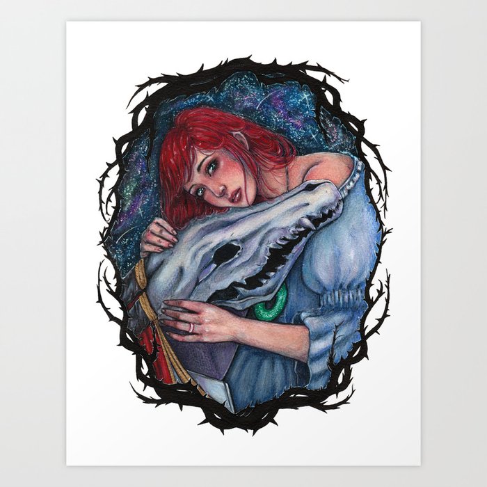 The Ancient Magus Bride Mahoutsukai No Yome Art Print By Redixart Society6 But what is that another anime about mahoutsukai no yome you're talking about? the ancient magus bride mahoutsukai no yome art print by redixart