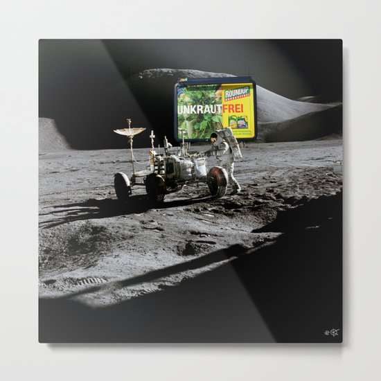 RoundUp Space Metal Print