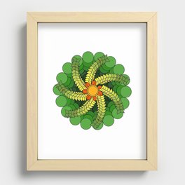 Yellow Ivy Recessed Framed Print