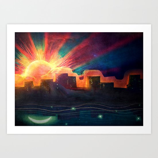 The Light Art Print