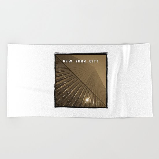World Trade Center Reborn - New York City Beach Towel