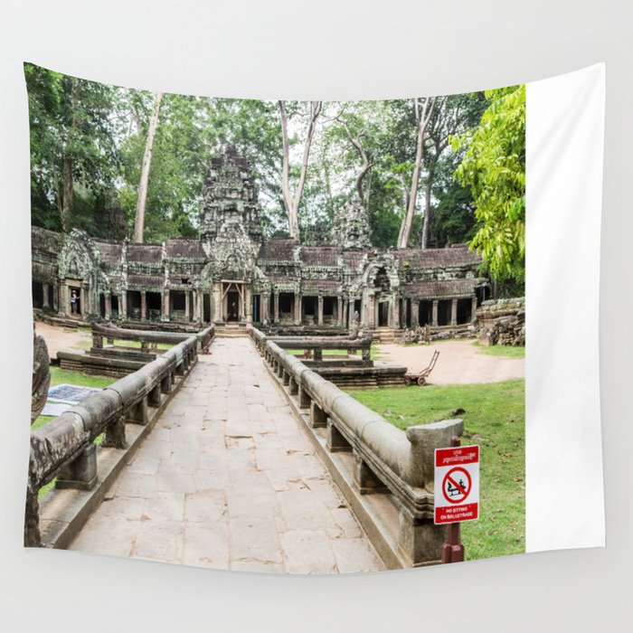 Ta Phrom, Angkor Archaeological Park, Siem Reap, Cambodia Wall Tapestry