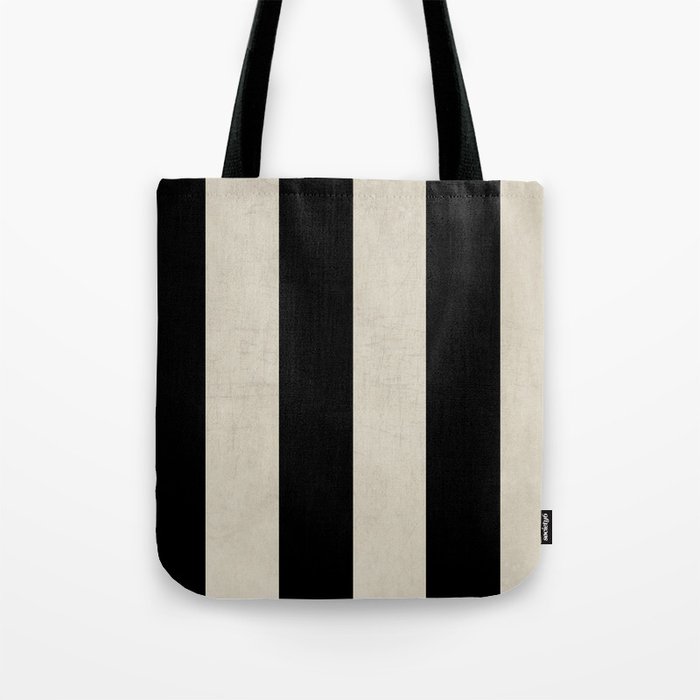 vintage black stripes Tote Bag