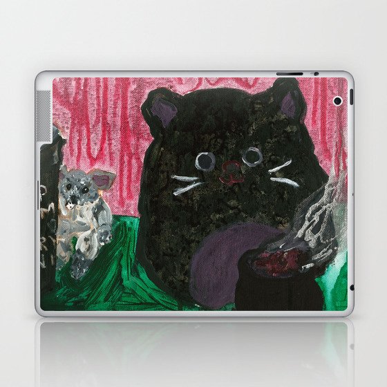 Cat and mouse Laptop & iPad Skin
