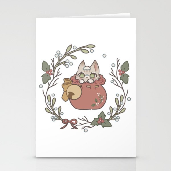 The Jolly Kitten's Out Of The Bag Stationery Cards