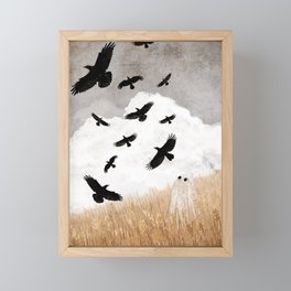 Walter and The Crows Framed Mini Art Print