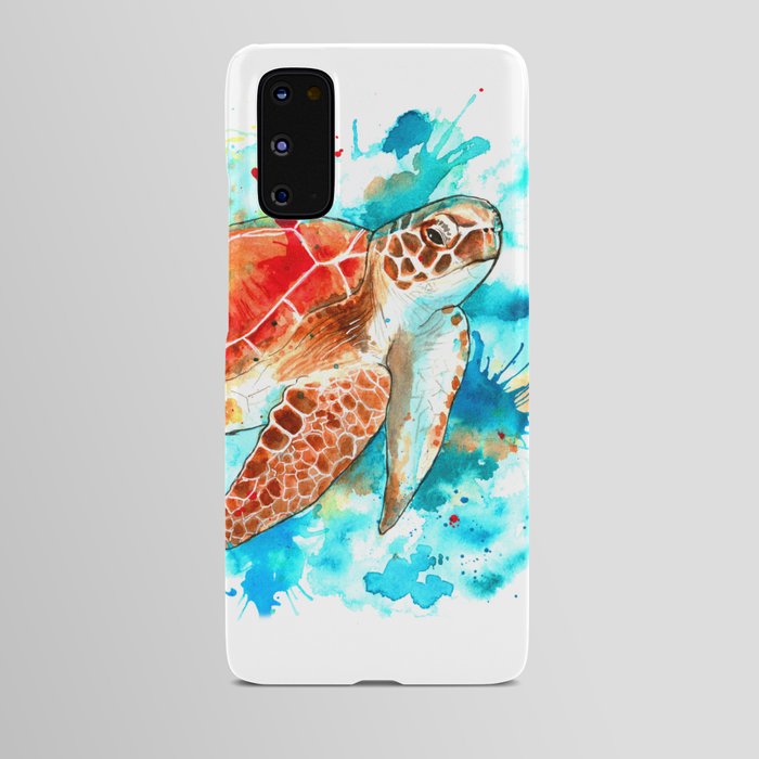 Beautiful Watercolour Turtle Android Case
