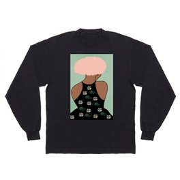 Woman At The Meadow 11 Long Sleeve T-shirt