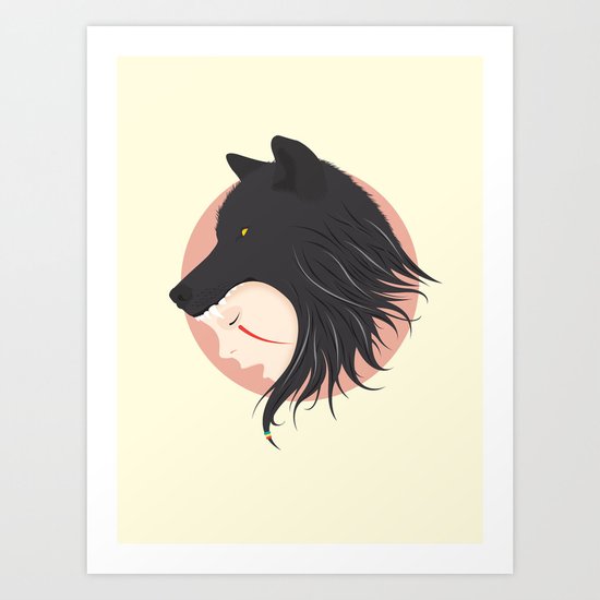 Boy Cries Wolf Art Print