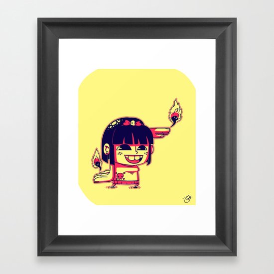 Creeper Framed Art Print