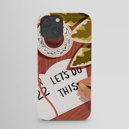 New Year Plan iPhone Case