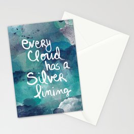 every cloud Stationery Card
