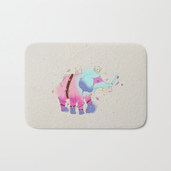 SPACE ELEPHANT Bath Mat