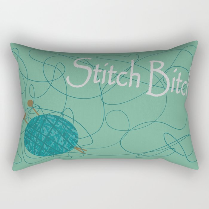 Stitch Bitch Rectangular Pillow