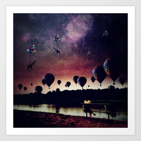 The View from Here Art Print