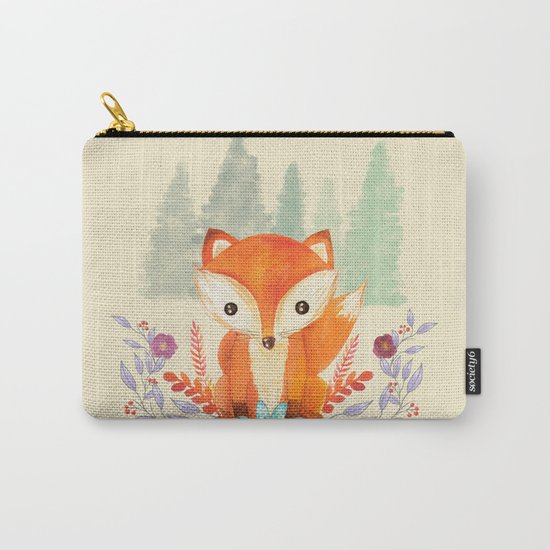 Evergreen Fox Carry-All Pouch