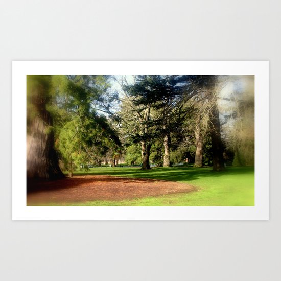A walk in the Park Art Print