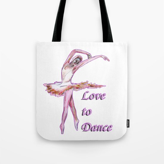 Love to Dance Tote Bag