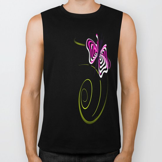 Butterfly Design 2 Biker Tank