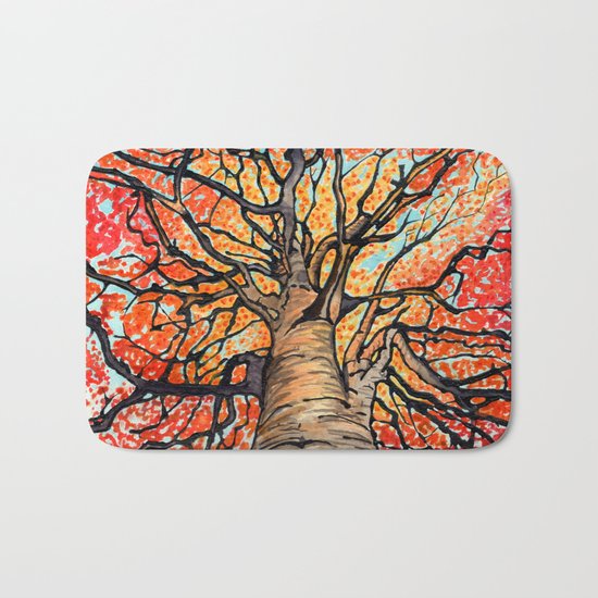 Fall Flush Bath Mat