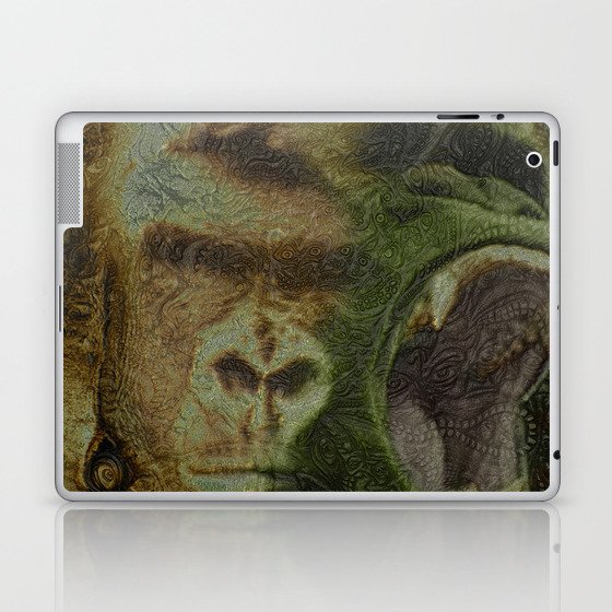 Psychedelic Gorilla Dream art Laptop & iPad Skin
