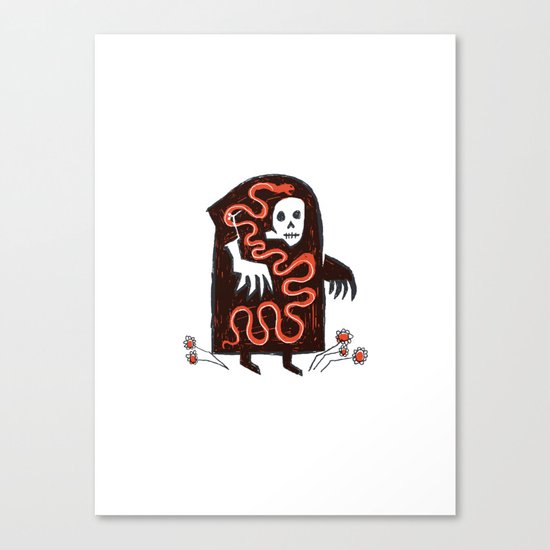 The Effects of Capitalism on Creation Canvas Print