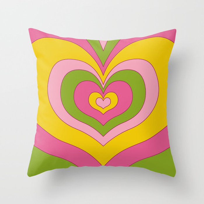 Y2K Candy Throw Pillow